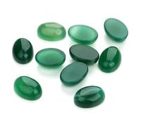 5-10 pezzi/lotto perline di pietra naturale sfuse 10x14 13x18 18x25 mm cabochon ovali di onice con retro piatto perline di pietra per la creazione di gioielli fai da te pendenti-8-18x25 mm 5 pezzi