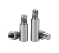 5/10 pezzi M2 M2.5 304 distanziatore esagonale maschio-femmina for scheda madre computer PCB distanziatore(5mm,M2-4(10pcs))