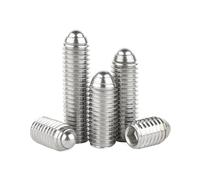5-10 pezzi M3 M4 M5 M6 M8 M10 M12 304 in acciaio inossidabile con esagono incassato, vite a sfera con molla, bullone con punta nera, grado 12.9(304,6mm,M10(5pcs))