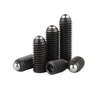 5-10 pezzi M3 M4 M5 M6 M8 M10 M12 304 in acciaio inossidabile con esagono incassato, vite a sfera con molla, bullone con punta nera, grado 12.9(12.9,6mm,M4 (10pcs))
