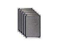 5/10 pezzi PCB Board Prototype Board Nero Doppio lato Circuit Boards 2x8 3x7 4x6 5x7 7x9cm Kit elettronico fai da te(Black 4x6 5Pcs)