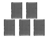5/10 pezzi PCB Board Prototype Board Nero Doppio lato Circuit Boards 2x8 3x7 4x6 5x7 7x9cm Kit elettronico fai da te(Black 5x7 5Pcs)