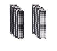5/10 pezzi PCB Board Prototype Board Nero Doppio lato Circuit Boards 2x8 3x7 4x6 5x7 7x9cm Kit elettronico fai da te(Black 2x8 10Pcs)