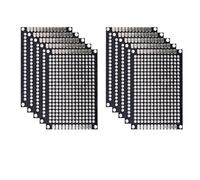 5/10 pezzi PCB Board Prototype Board Nero Doppio lato Circuit Boards 2x8 3x7 4x6 5x7 7x9cm Kit elettronico fai da te(Black 4x6 10Pcs)