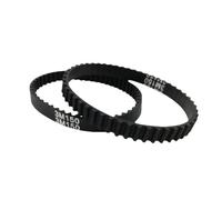 5/10 pz HTD 3 M, Cinghia di distribuzione, anello chiuso, lunghezza 150 mm, 50 denti, larghezza 9 mm, 150-3 M-9(10pcs)