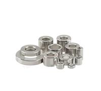 5/10 pz M6 In Acciaio Inox Non Filettato Boccola Rondella Rotonda Cava Distanziatore Guarnizione Manica Lunghezza 2-20mm(6.2x12x6mm (10pcs))