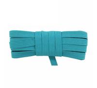 5 10 Yard 1/4" 6mm Corda elastica piatta sottile Glitter Latex Elastico Corda Quaderno Passante per le orecchie Vestito Fai da te Cucito Trim-Tornado Blu-5 Yard