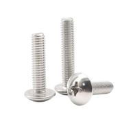 5-100 Pezzi M2-M8 TM-type Viti a macchina a testa a fungo a croce in acciaio inossidabile, M5x18mm(20 pezzi)