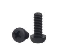 5-100 Pezzi M2-M8 Viti a testa tonda a croce isolata in nylon, M3x30mm(50 pezzi)