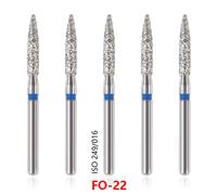 5-100PCS DENTAL FRESE DIAMANTATE PER TURBINA DENTISTA HIGH SPEED FG PUNTE BUR