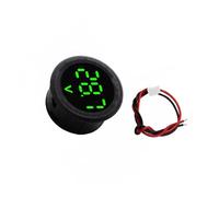 5-100V LED Display Digitale Rotondo Due Fili Voltmetro Digitale Auto Voltmetro Rilevatore di Corrente Tester Monitor Pannello Display Tensione