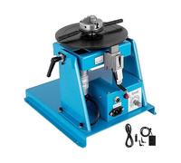 5 / 10KG Mini posizionatore di saldatura rotante semiautomatico Tavolo inclinabile 0-90º con mandrino del tornio a 3 griffe for saldatura anulare Per principianti fai da te
