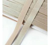 5/10M 12mm Elastici in pelle morbida per reggiseno, biancheria intima, tracolla, elastico, fettuccia, accessori per cucire vestiti fai da te - Rosa carne - 12mm - 5 metri