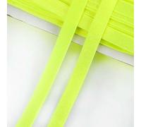 5/10M 12mm Fascia elastica morbida per reggiseno intimo per cucire tracolla fascia per capelli elastici accessori per vestiti fai da te-giallo fluorescente-12mm-5 metri