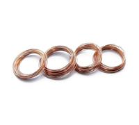 5/10M Filo di rame puro T2 Bobina conduttivo, superfine, Linea nuda(0.5mm 10meters)