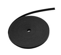5/10M GT2 Cintura PU Filo di Acciaio Puleggia GT2-6mm Cinghie di Gomma Sincrone Aperte Larghezza 6mm for Parti della Stampante 3D CNC FAI DA TE(Black PU Steel Wire,(GT2-6mm)-5Meters)
