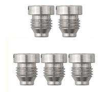 5/10pcs 0,9 mm -1,5 mm Cannone in Schiuma -Loch -Noilloszzle Brass Ottone Sunta di Filo Universale Stainless Steel 1.3mm 5 Pezzi