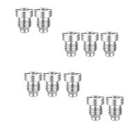 5/10pcs 0,9 mm-1,5 mm in braccio in ottone ugello orifizio di cannone e produttore di schiuma in acciaio inossidabile in schiuma universale Stainless steel 1.3mm 10 pezzi