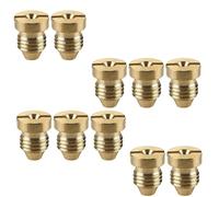 5/10pcs 0,9 mm-1,5 mm in braccio in ottone ugello orifizio di cannone e produttore di schiuma in acciaio inossidabile in schiuma universale Copper 1.3mm 10 pezzi