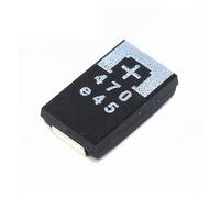 (5-10PCS) 2R5TPE470M9 470UF 2.5V SMD Tantalum Capacitors Polymer POSCAP Type D Ultra-Thin 7343 D7343 CZAOINCU(One Size)