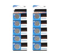 5/10Pcs 3V Batterie Al Litio 2032 Per Telecomando Luce LED Orologio Giocattolo Orologio 2032 Pulsante Celle A Moneta Batteria Batteria Orologio Digitale Batteria