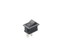 5/10Pcs Boat Rocker Switch 6A 21x15mm SPST 2Pin 10MM*15MM 3A 250V KCD11 Snap-in on/Off Mini Push Button Auto Car Truck Switch(Black,10PCS_21X15MM)