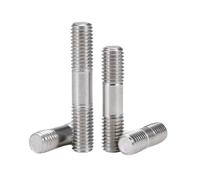 5/10Pcs GB901 Setup Studs Bolt 304 Stainless Steel Double End Bolts Screw Double End Thread Rod M3 M4 M5 M6 M8 M10 M12 M14 M16(35mm,M8(5Pcs))