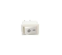 5/10Pcs Interruttore a Pulsante 10x15mm SPST 2Pin 3A 250V KCD11 Interruttore a bilanciere On/off a Scatto 10MM * 15MM Nero Rosso e Bianco (Color : White, Size : 10pcs)