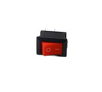 5/10Pcs Interruttore a Pulsante 10x15mm SPST 2Pin 3A 250V KCD11 Interruttore a bilanciere On/off a Scatto 10MM * 15MM Nero Rosso e Bianco (Color : Red, Size : 5pcs)