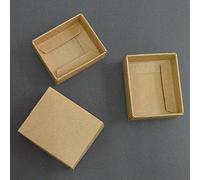 5/10pcs Kraft Regalo Scatola Con Coperchio Piccolo Vuoto Carta Per Confezione