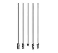 5/10Pcs Lega Rotary Burr Testa di rettifica cilindrica Strumento di lavorazione ad alta durezza Strumento rotativo in lega Strumento rotante cilindrico Macinatrice a velocità veloce Accessori per la