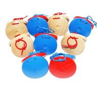 5/10pcs Nacchere In Legno - Nacchere In Legno Per Bambini, Strumento A Percussione Portatile, Giocattolo Musicale Educativo, Accessorio Durevole Per Musica Spagnolanola (A, 5pcs)
