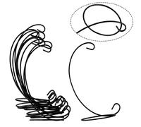 5/10pcs Natale Palline Sostegno Ferro Stand Albero Pianta Luce Natale Regali