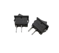 5/10Pcs Nero KCD1 2 Pin 10x15mm Mini Interruttore a Pulsante 3A/250V 6A/125V AC Snap-in ON OFF Interruttori SPST Interruttore A Bilanciere for Barche(5Pcs)