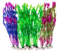 5/10pcs Plastica Pianta Acquario Artificiale Alghe Display - Vasca Decorazione