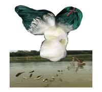 5-14 cm di Maglia 4,9-9,8 Piedi di profondità, Rete da Posta, Rete Adesiva for Gli Amanti della Pesca, reti da Pesca multifilamento, 3 Strati di Rete affondante(H6.6Ft L90m 2.5F)