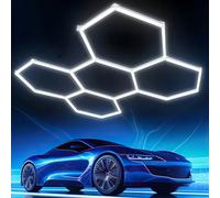 5-14 x Luci Esagonali LED Garage, Lampada LED a Nido d'Ape, Luce per Garage