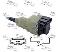 5.140091 SIDAT Interruttore luce freno per AUDI,DACIA,FORD,KIA,LAND ROVER,MERCED