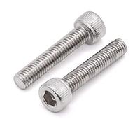 5/16-18 x 7/8 (20 pcs) Socket Head Cap Screws, Allen Hex Drive, 18/8 Stainless Steel 304, Full Thread, Bright Finish, Coarse Thread