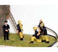 5 1970 Vigili Del Fuoco F134AP3 DIPINTI OO Scala Langley Modelli Figure