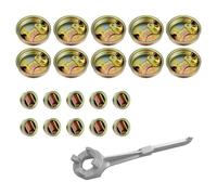 5.1cm E 1.9cm Acciaio Tappo Coperchi Con Alluminio Chiave Cilindretto Tamburo