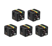 5-1PCS SQ11 Mini Telecamera Full HD 960P Videocamera con Sensore di Movimento Visione Notturna Micro DVR Sport DV for Windows 7/2000/XP/Vista(5PCS)