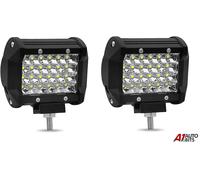 5.1x10.2cm 72w 24 Barra Luce LED Quad Fila Pois Fascio Cubi Work Lampada 12v 24v