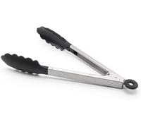 5.1x22.9cm Cucina Tenaglie,Acciaio Inox Con Termoresistente Silicone Punte ( BBQ