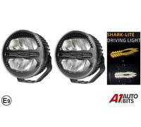 5.1X22.9cm Rotondo LED Guida Faro + Strobo Per Sprinter Crafter Tge Bullbar E9