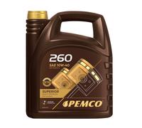 5 (1x5) Litro Pemco SAE 10W-40 idrive 260 Olio Motore Classic