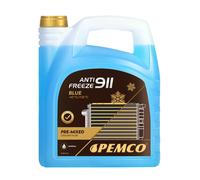 5 (1x5) Litro Pemco Antigelo 911 Antigelo Miscela Pronta Blu 40°C)
