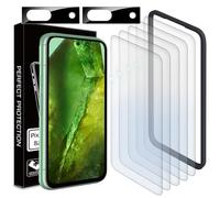 [5+2] [con kit di installazione] (5 pellicole protettive in vetro temperato trasparente + 2 protezioni per obiettivo) compatibili con Google Pixel 8a 5G 2024 [riconoscimento delle impronte digitali al