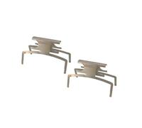5/2 pezzi Pinza freno a disco for moto e scooter, molla, pastiglia freno, separatore automatico, schegge, adatto for 50cc C466(2pcs)