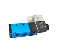 5/2 Way Pneumatic 1/4 Air Solenoid Valve 2 Position 5 Port Single Coil Pilot-Operated Electric 4V210-08 DC12V 24V 110V 220V(PC 10mm Fittings,DC 24V)